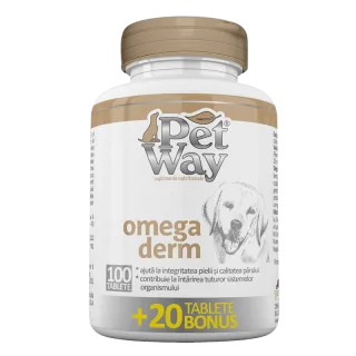 PetWay Omega Derm - 100 tablete
