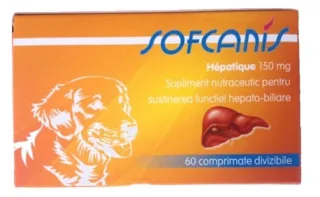 SOFCANIS CANIN HEPATIQUE 150 MG - 60 COMPRIMATE