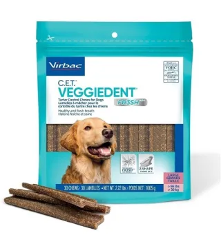 VEGGIEDENT DENTAL CHEW FR3SH LARGE DOG L (> 30 KG) - 15 BUCATI