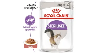 Royal Canin Sterilised Adult hrana umeda pisica sterilizata (in sos -  12 x 85 g