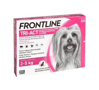 FRONTLINE TRI-ACT XS (2-5 KG) - 3 PIPETE