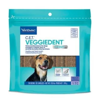 VEGGIEDENT DENTAL CHEW FR3SH MEDIUM DOG M (10-30 KG) - 15 BUCATI