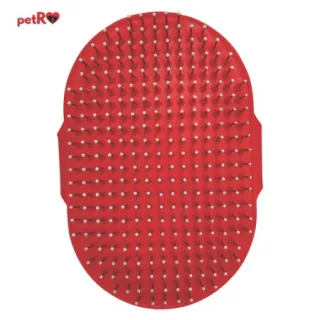 Perie de mana pentru caini Petro 13 x 8,5 x 1,7 cm