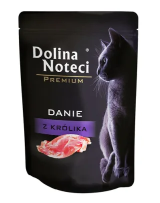 DOLINA NOTECI Premium hrană umedă pentru pisici, cu iepure 85 g
