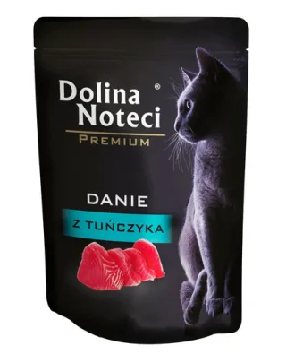 DOLINA NOTECI Premium hrană umedă pentru pisici adulte, cu ton 85 g