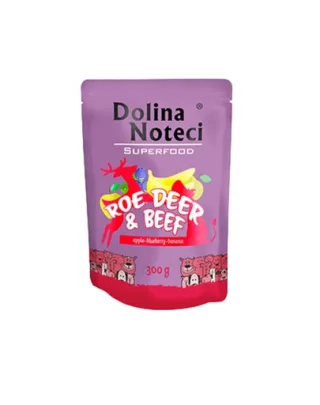 DOLINA NOTECI SuperFood cerb și vită 300 g hrană câini