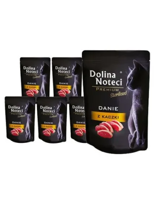 DOLINA NOTECI Premium hrană cu rață pentru pisici 10x85 g