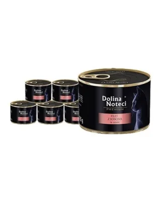 DOLINA NOTECI Premium file somon hrană pisici 12x185 g
