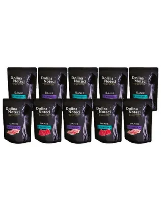 DOLINA NOTECI Premium mix arome pentru pisici 10x85 g iepure și ton