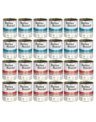 DOLINA NOTECI Mix vită și păstrăv hrană câini Premium 24x800g