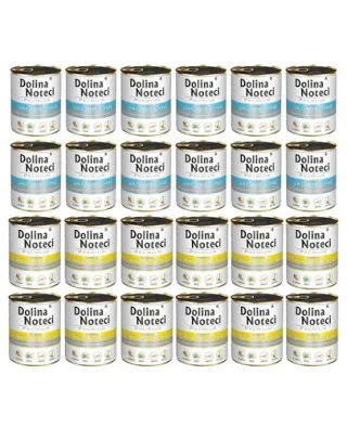 DOLINA NOTECI Mix pui și miel hrană pentru câini Premium 24x800g