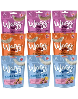 WAGG Mix de arome 9x125g recompense gustoase pentru câini