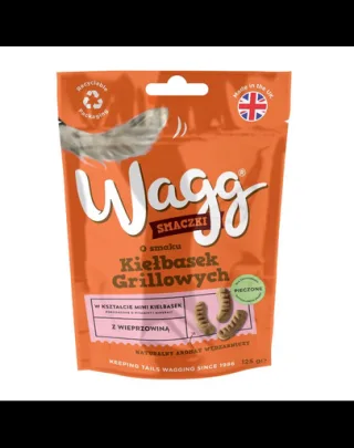 WAGG recompense cu porc pentru câini 6x125g