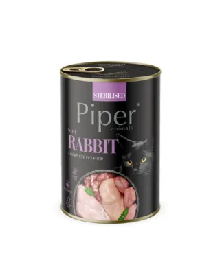 PIPER Animals Sterilised Mix conserve pisici 6x400 g sterilizate
