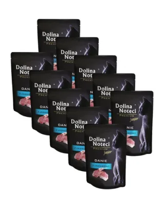 DOLINA NOTECI Premium Junior hrană pisici junior 10x85 g cu miel