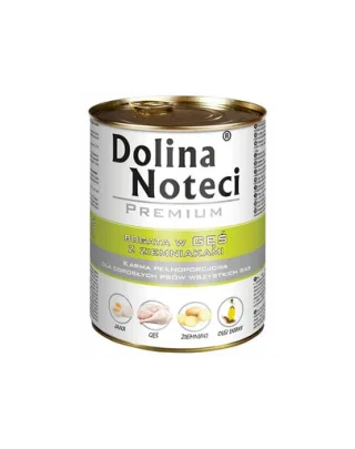 DOLINA NOTECI Premium mâncare câini 6x400g gâscă și cartofi