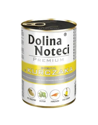 DOLINA NOTECI Premium bogat în pui conserve câini 12x400 g