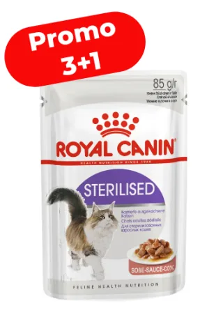 Royal Canin Felin Plic Sterilised 85 g Promo 3+1