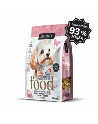 DR MALOU Puppies Hrană liofilizată rață cu lapte de capră și gălbenuș 2x1 kg