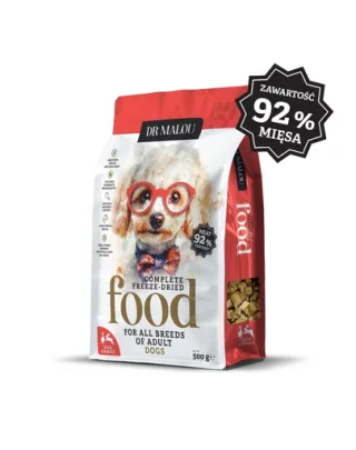 DR MALOU Hrană liofilizată rață cu iepure 2x500 g