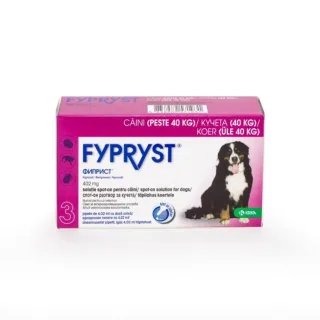 Antiparazitar extern pentru caini intre 40-60 kg Fypryst Dog XL, 3 pipete