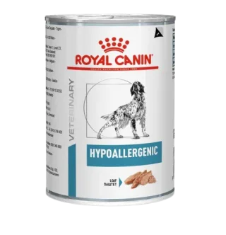 Royal Canin Hypoallergenic, conserva 400g, hrana umeda caini adulti cu reactii adverse la alimente