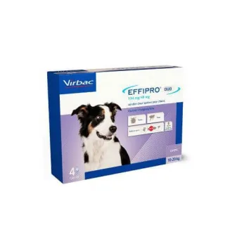 Antiparazitar extern caini EffiPro Duo M (10-20 kg), 1 pipeta