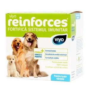 Viyo Reinforces Supliment nutritiv pentru câini: pentru toate vârstele, 30 x 30 ml
