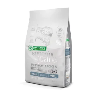 Nature's Protection Superior Care White Dogs, adult, peste alb, 10 kg