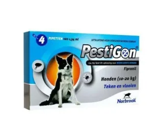 Antiparazitar caini Pestigon M (10-20 kg), 4 pipete