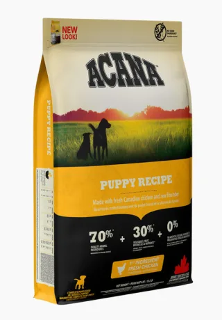 Acana Heritage Puppy Recipe, Talie Medie, 17 kg,