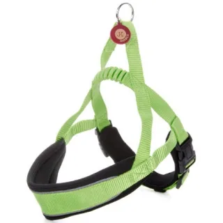 Ham ajustabil, verde, ergonomic, captusit cu silicon, 58-66 cm