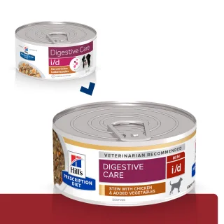 HILL'S Prescription Diet i/d Digestive Care, Pui cu Legume, dietă veterinară câini, conservă hrană umedă, sensibilități digestive HILL'S Prescription Diet i/d Digestive Care, Pui cu Legume, dietă veterinară câini, conservă hrană umedă, sistem digestiv, (