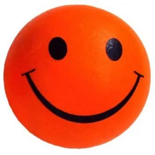 Jucarie Minge Emoji 5.7 cm Portocalie