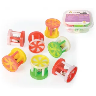 Jucarie Roller cu Clopotel Pentru Pisici, 4 cm