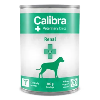 Dieta caini pentru sustinerea functiilor renale Calibra Veterinary Diets Renal, 4 x 400 g