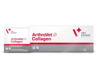 Supliment pentru caini si pisici cu afectiuni articulare Vet Expert Arthrovet Collagen II, 2.5 g x 60