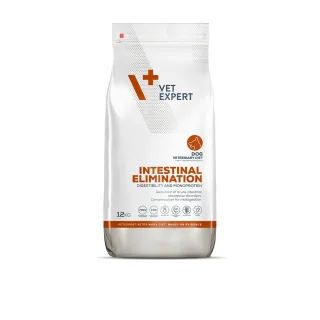Hrana dietetica pentru caini cu afectiuni intestinale Vet Expert Intestinal Elimination Dog, 12 kg