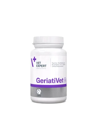 Supliment pentru pisici geriatrice Vet Expert GeriatiVet Cat, 60 capsule