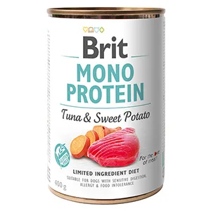 Brit Mono Protein Tuna and Sweet Potato, Set 5 X 400 g