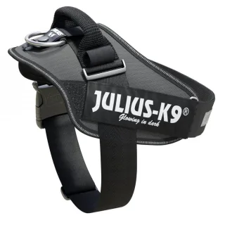 Ham JK9 IDC Power, gri, respirabil, elemente reflectorizante, circumferința piept 63-85 cm