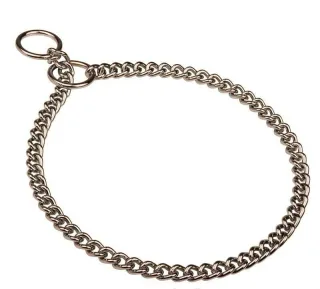 Zgarda dresaj zala scurta Sprenger, crom, rezistenta, 3 mm x 50 cm
