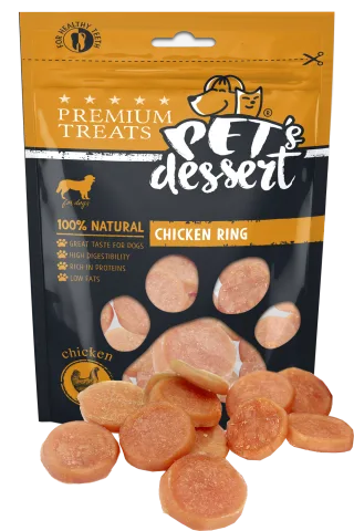 Pet s Desert Dog Chicken Ring 80G LSC-04