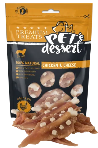 Pet s Desert Dog Chicken Cheese 80g LSC-19