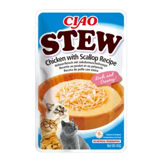 Ciao Stew pentru Pisici cu Pui si Supa Scoici