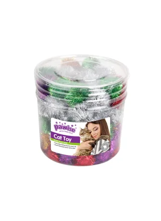 Pawise Jucarie Minge Pompom pentru Pisici 72 Buc
