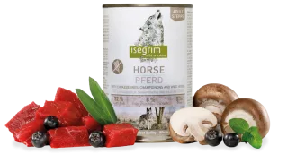 Conserva Isegrim Dog Adult - Horse, 800 gr