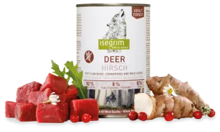 Conserva Isegrim Dog Adult - Deer, 800 gr
