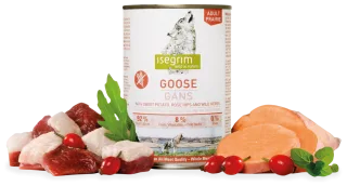 Conserva Isegrim Dog Adult - Goose, 800 gr