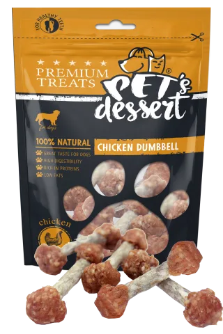 Pet s Desert Dog Chicken Dummbell LSC-26